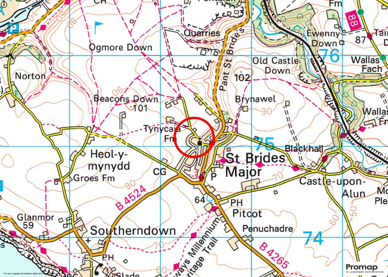 Lon Yr Eglwys, St Brides Major, Bridgend
